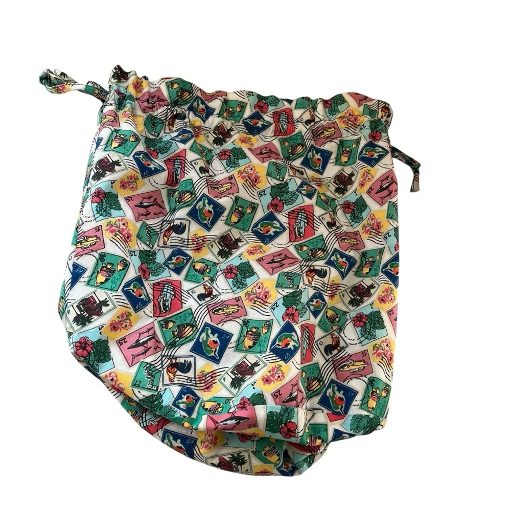 Vera Bradley Mini Ditty Cuban Stamps travel set 2 pieces - Picture 5 of 16